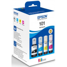 Контейнери з чорнилом Epson 101 EcoTank L14150/L4150/L4160/L4260/L4267/L6160/L6170/L6190/L6270/L6290 Multipack (C,M,Y,Bk) Контейнери з чорнилом Epson 101 EcoTank L14150/L4150/L4160/L4260/L4267/L6160/L6170/L6190/L6270/L6290 Multipack (C,M,Y,Bk)
