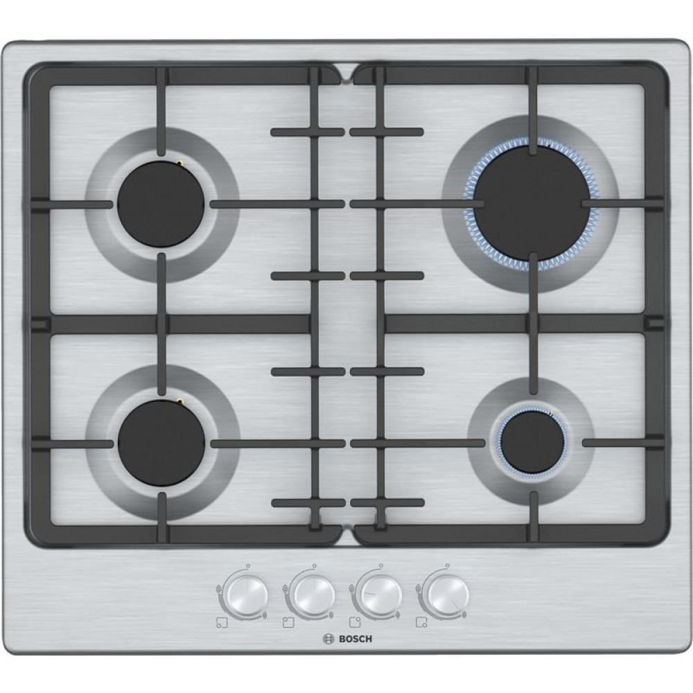 Варильна поверхня Bosch  газова, 60см, чавун, нерж