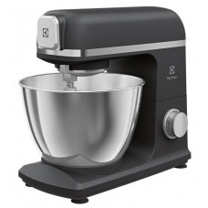 Кухонна машина Electrolux, 1200Вт, чаша-метал, корпус-метал, насадок-3, чорний