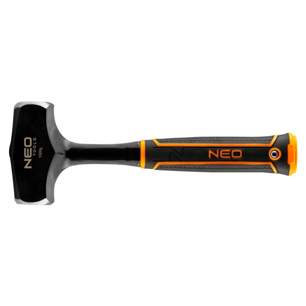 Молоток кувалда Neo Tools 1500г 28см монолітна сталева конструкція руків'я двокомпонентне