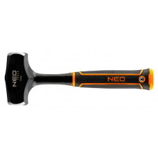 Молоток кувалда Neo Tools 1500г 28см монолітна сталева конструкція руків'я двокомпонентне Молоток кувалда Neo Tools 1500г 28см монолітна сталева конструкція руків'я двокомпонентне