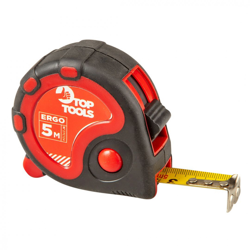 Рулетка Top Tools, 5мх19мм, сталева стрічка