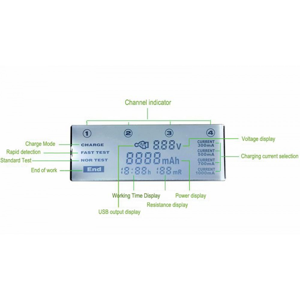 Зарядний пристрій Liitokala Lii-500