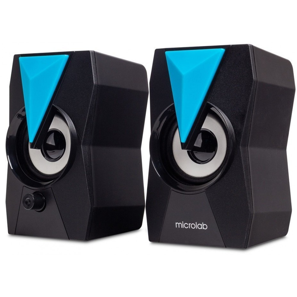 Акустична система MICROLAB B-22 2.0, USB, mini-jack, чорний