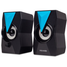 Акустична система MICROLAB B-22 2.0, USB, mini-jack, чорний