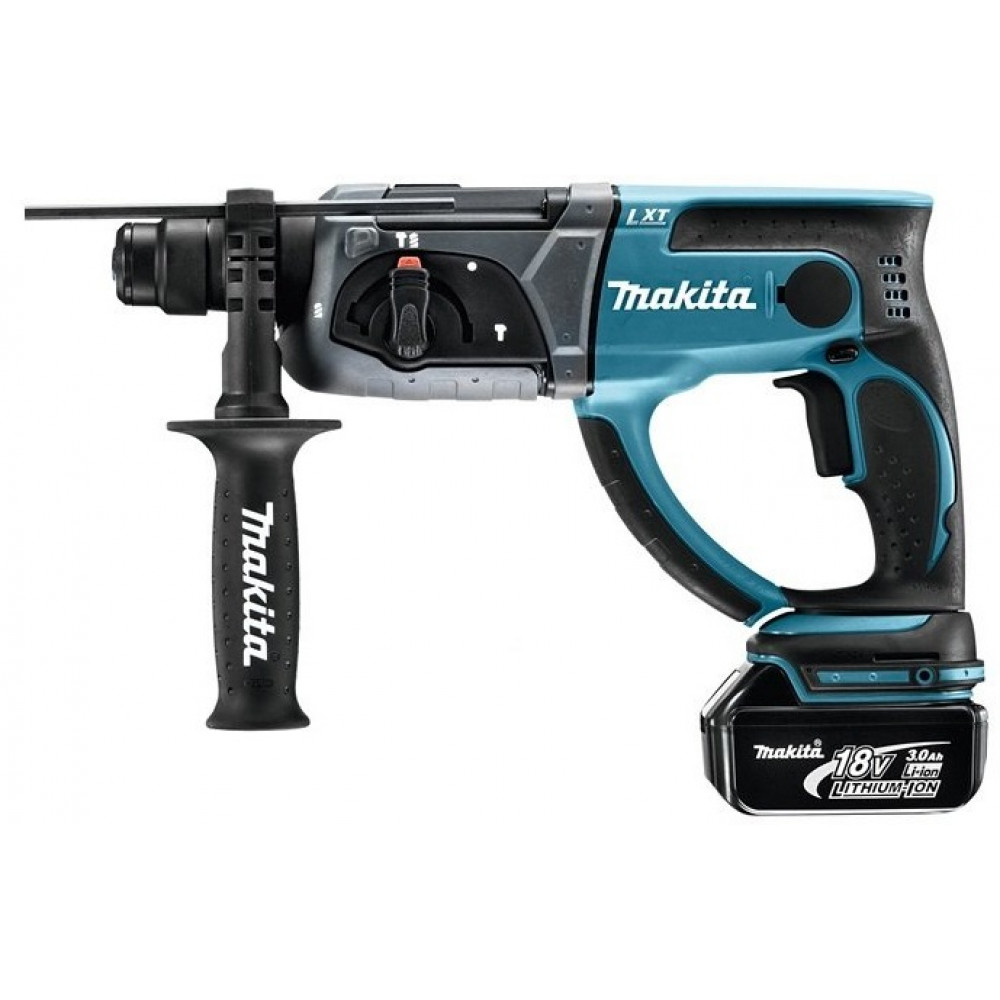 Перфоратор акумуляторний Makita DHR202RX4 SDS-plus LXT 18В акб 1.5+3А·год 2Дж 3.5кг