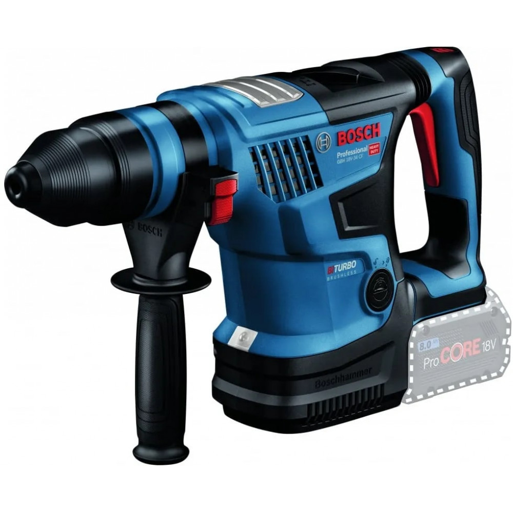 Перфоратор акумуляторний Bosch Professional GBH 18V-34 CF SDS-Plus 18В 5.8Дж 4.9кг без АКБ та ЗП