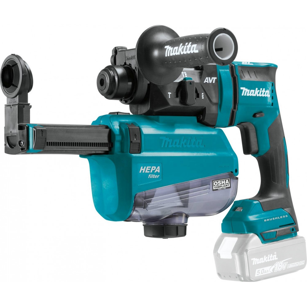 Перфоратор акумуляторний Makita DHR182ZWJ SDS-Plus LXT 18В 1.7Дж 2.7кг кейс Makpac без АКБ та ЗП
