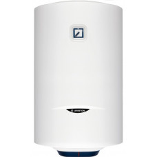 Водонагрівач електр. Ariston круглий BLU1 R PL DRY, 80л, 1,5кВт, сухий тен, мех. кер-ння, C, Італія, білий
