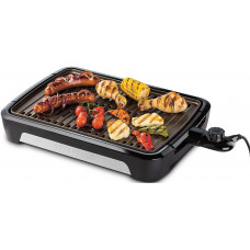 Гриль George Foreman барбекю Smokeless BBQ Grill 1606Вт, темп. режимів-3, з`ємні пластини, пластик, чорний
