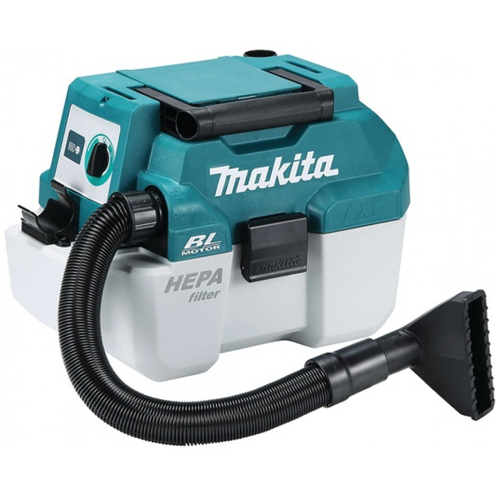 Пилосос професійний Makita DVC750LZ LXT 18В 67мБар контейнер 7.5л НЕРА 4.6кг без АКБ та ЗП