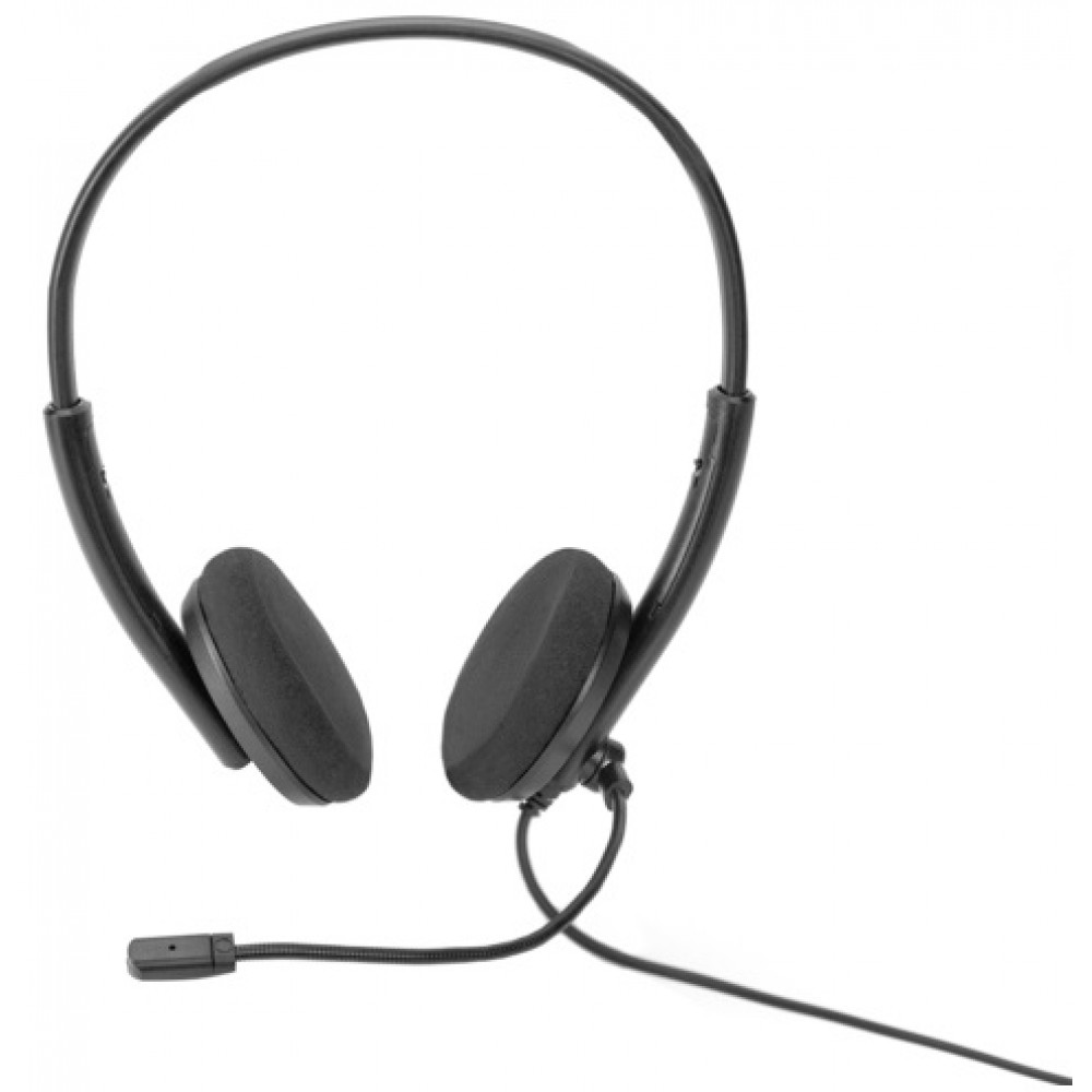 Гарнітура DIGITUS Stereo Headset, 2x3.5mm AUX, кабель 1.95м