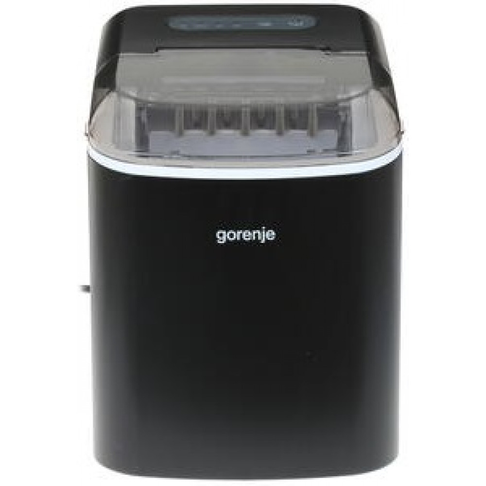 Льодогенератор побутовий Gorenje, 12кг/добу, 2.2л, дисплей, чорний