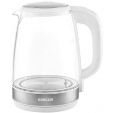 Електрочайник Sencor 2л, Strix, скло, білий