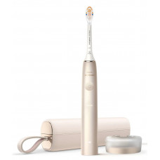 Щітка зубна електр. Philips, Sonicare DiamondClean Prestige 9900, 62т. колив/хв, насадок-1, SenseIQ, зарядний чохол, бежевий