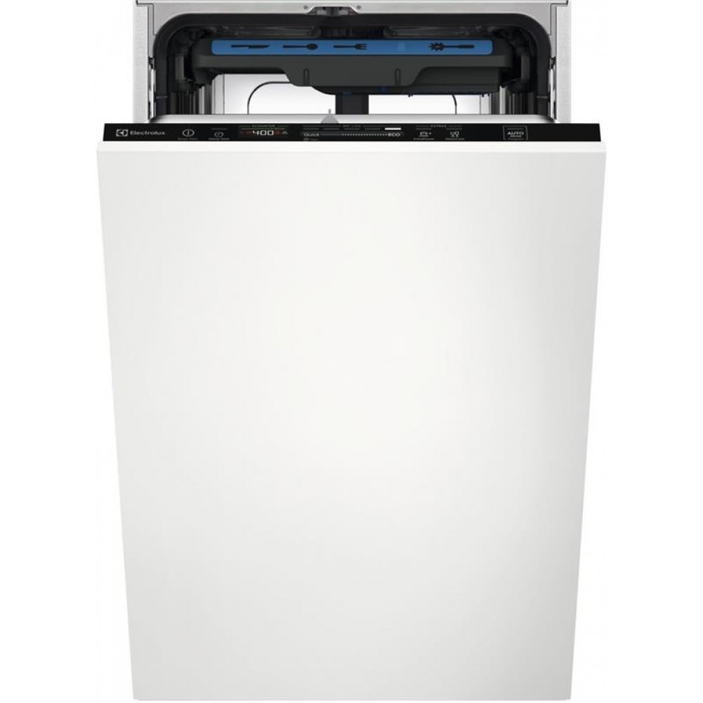 Посудомийна машина Electrolux вбудована, 10компл., A++, 45см, дисплей, інвертор, 3й кошик, чорний