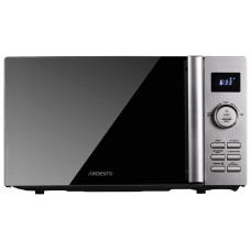 Мікрохвильова піч ARDESTO, 20л, електр.керув., 700Вт, дисплей, відкр.ручкою, швидкий старт, сріблястий