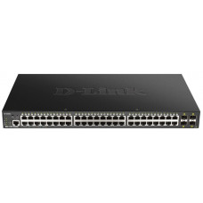 Комутатор D-Link DGS-1250-52XMP 48xGE PoE, 4xSFP+, 370W, Smart Комутатор D-Link DGS-1250-52XMP 48xGE PoE, 4xSFP+, 370W, Smart