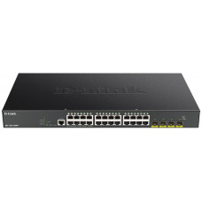 Комутатор D-Link DGS-1250-28XMP 24xGE PoE, 4xSFP+, 370W, WebSmart Комутатор D-Link DGS-1250-28XMP 24xGE PoE, 4xSFP+, 370W, WebSmart