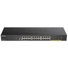 Комутатор D-Link DGS-1250-28X 24xGE, 4xSFP+, WebSmart Комутатор D-Link DGS-1250-28X 24xGE, 4xSFP+, WebSmart