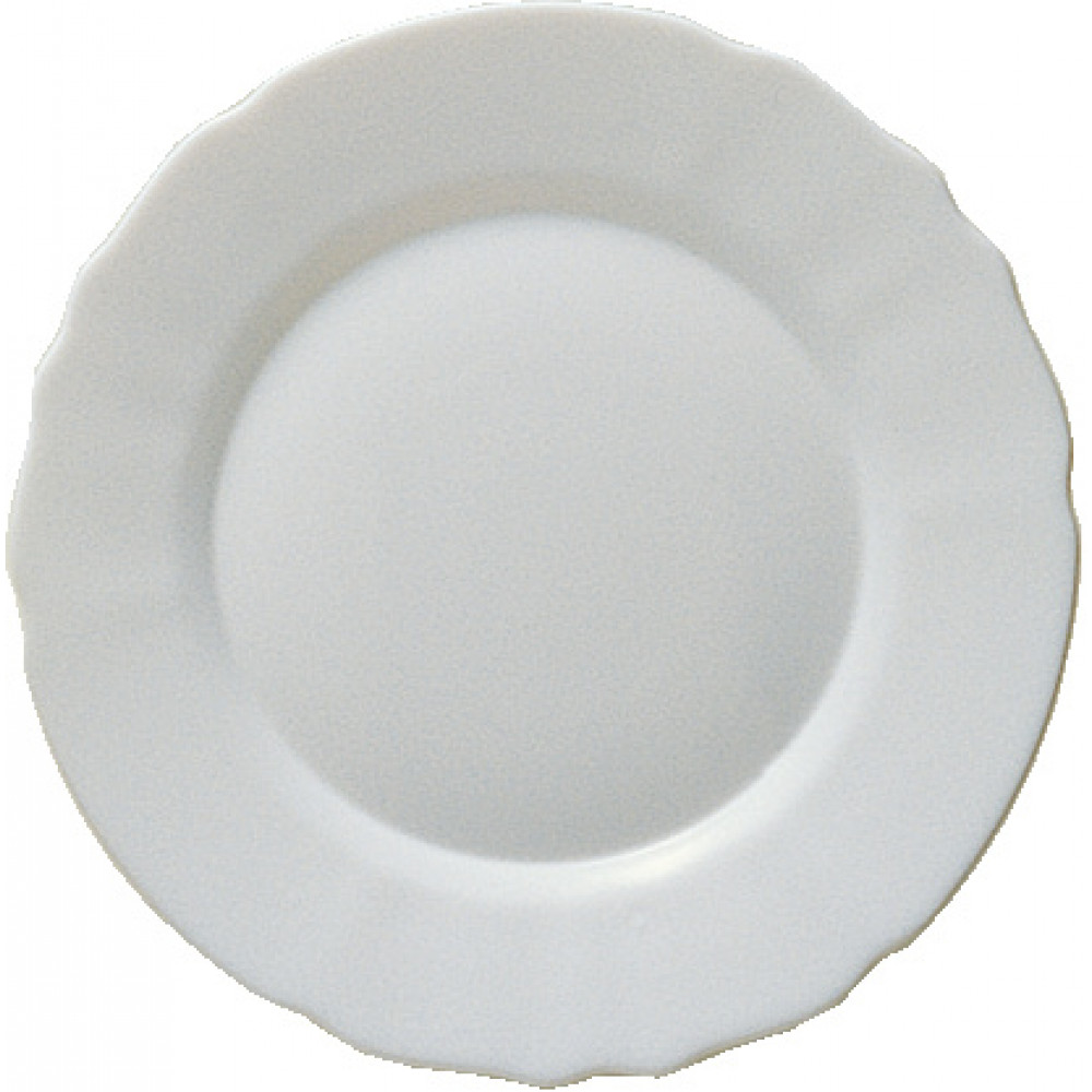 Тарілка обідня Bormioli Rocco Toledo, d25см, опалове скло, білий