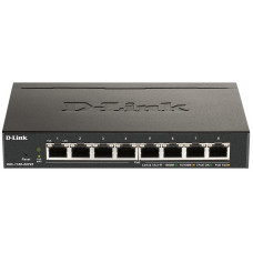 Комутатор D-Link DGS-1100-08PV2 8xGE PoE 64Вт, EasySmart Комутатор D-Link DGS-1100-08PV2 8xGE PoE 64Вт, EasySmart