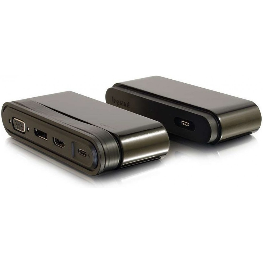 Док станція C2G USB-C > HDMI, Display Port, VGA, USB,  Power Delivery 65W