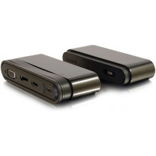 Док станція C2G USB-C > HDMI, Display Port, VGA, USB,  Power Delivery 65W