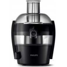 Соковитискач Philips Viva Collection відцентрований 500Вт, чаша-0.5л, жмих-1л, пластик, чорний