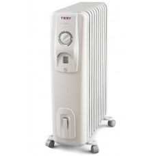 Обігрівач оливний TESY CC 2510 E05 R, 28м2, 2500Вт, мех. упр-ння, 10 секцій, білий
