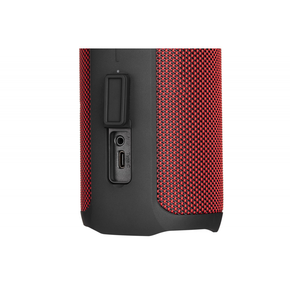 Акустична система 2E SoundXTube Plus TWS, MP3, Wireless, Waterproof Red