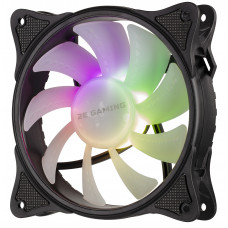 Корпусний вентилятор 2E GAMING F120IR-ARGB, 120мм, 1200rpm, 3pin, 3pin +5VARGB, 25.3dBa, чорний