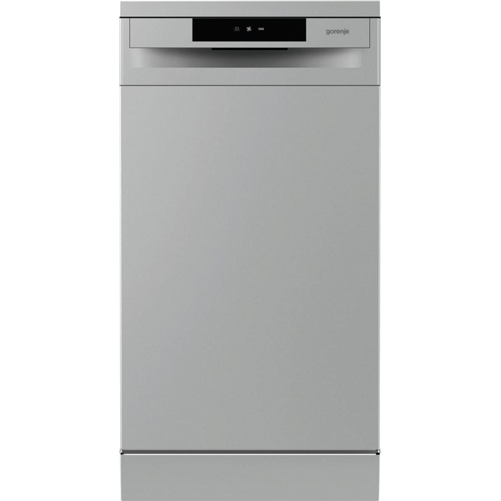 Посудомийна машина Gorenje, 9компл., A++, 45см, дисплей, 2 кошика, AquaStop, сірий