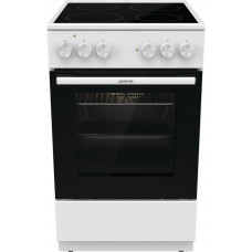 Плита Gorenje електрична склокерамічна, 62л, конвекція, 50x60см, білий