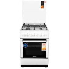 Плита ARDESTO комбі, 64л, 60x60см, підсвічування, форсунки LPG (підключення газового балона), знімні направляючі, білий