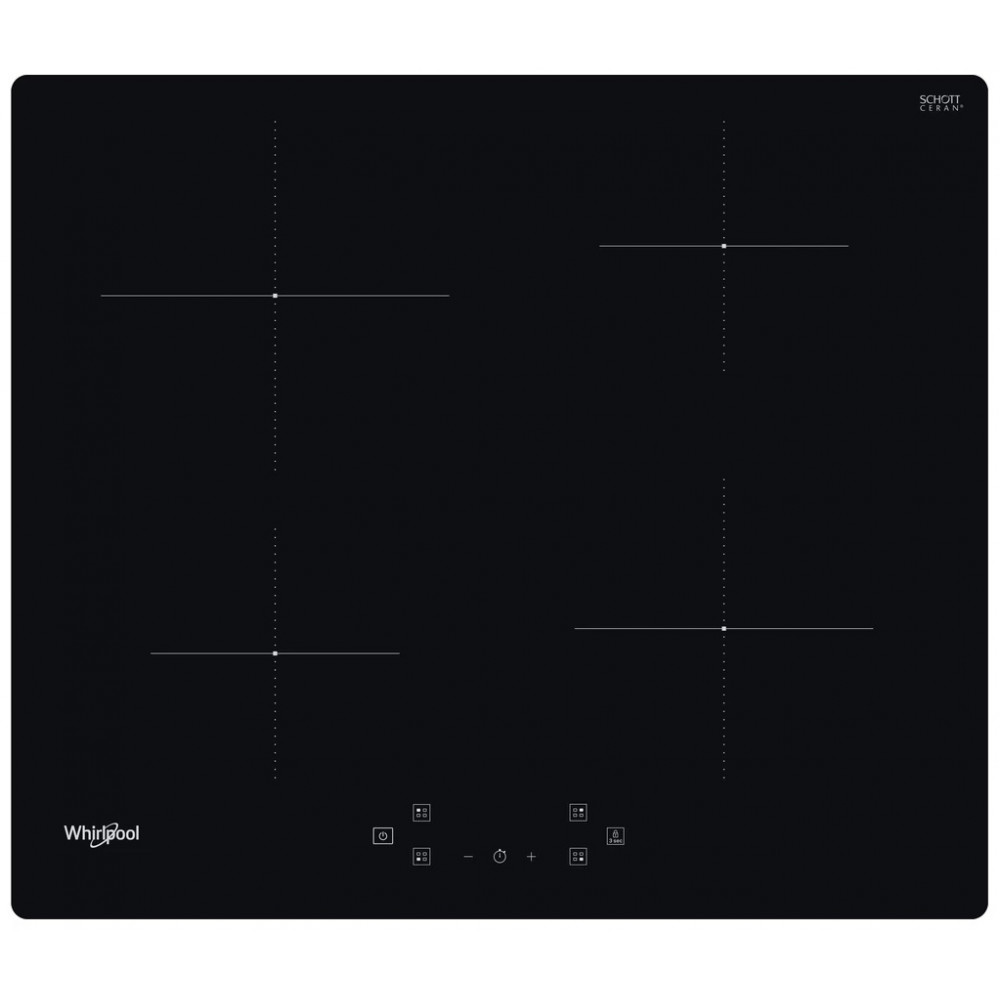 Варильна поверхня Whirlpool індукційна, 60см, чорний