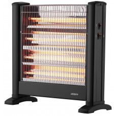 Обігрівач інфрачервоний ARDESTO кварцевий, 22м2, 2200Вт, мех. упр-ння, підлоговий, чорний