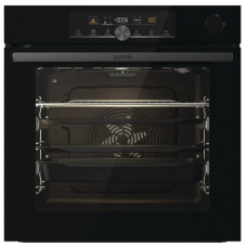 Духова шафа Gorenje електрична, 77л, A+, пара, дисплей, готування на різних рівнях, піроліз, чорний Духова шафа Gorenje електрична, 77л, A+, пара, дисплей, готування на різних рівнях, піроліз, чорний