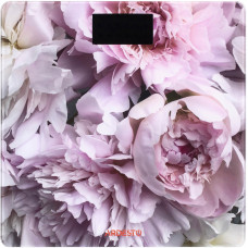 Ваги Ardesto підлогові Peonies, 150кг, AAAx2 в комплекті, скло, багатокольорові