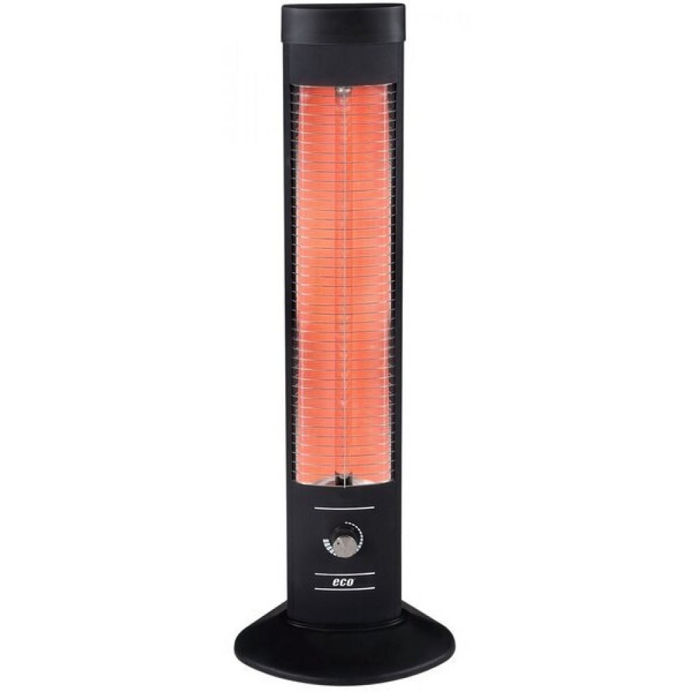Обігрівач інфрачервоний UFO фламентін, 24м2, 2000Вт, мех. упр-ння, колонного типу, чорний