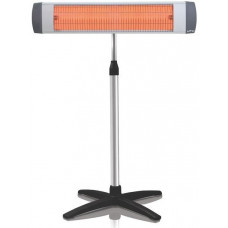 Обігрівач інфрачервоний UFO фламентін, 28м2, 2300Вт, мех. упр-ння, ун. монтаж, + ніжка, сірий/чорний