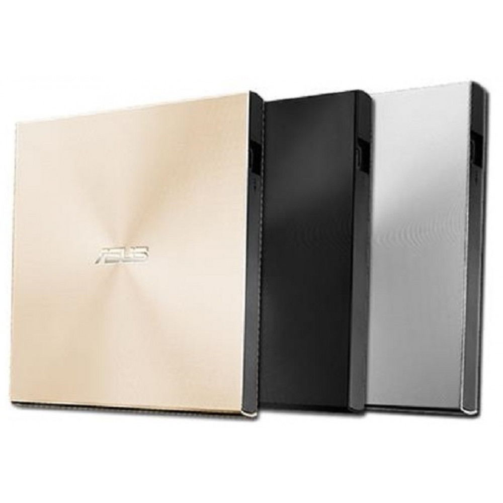 Привід оптичний портативний ASUS ZenDrive SDRW-08U9M DVD+-R/RW burner M-DISC USB Type-C Type-A чорний Retail Box Slim