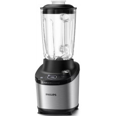 Блендер PHILIPS стаціонарний 1500Вт, чаша-2000мл, скло, чорний