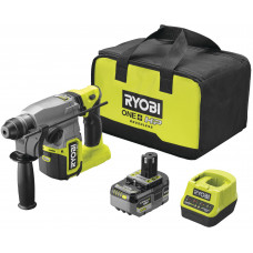 Перфоратор акумуляторний Ryobi ONE+ НР RSDS18X-1C40S SDS-plus 18В 1х4А·год 4Дж 4 режими 3.2кг