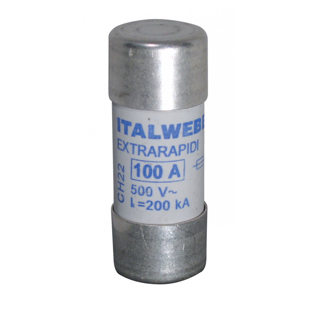 Запобіжник ETI, CH22UQ/100A/500V aR (200 kA)