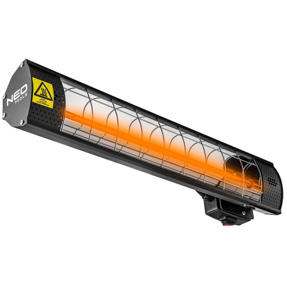 Обігрівач інфрачервоний Neo Tools, 2000Вт, 18м кв, 49.5х10.5х11см, IP65