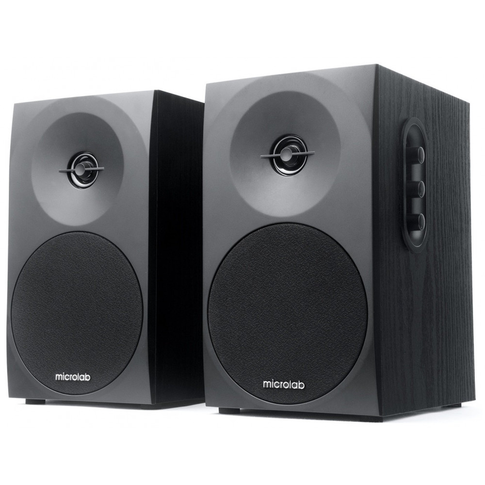Акустична система MICROLAB B-70 2.0, 20W, mini-jack, чорний
