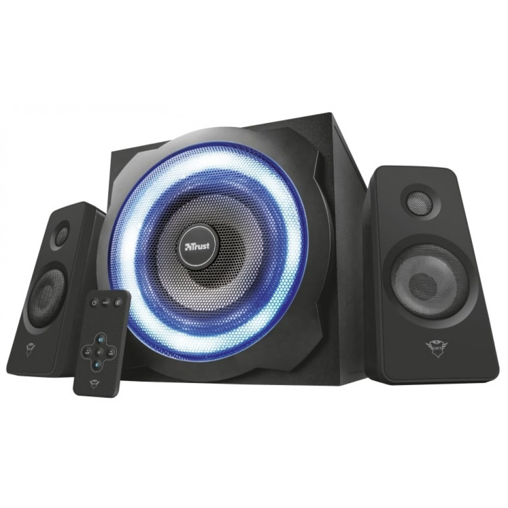 Акустична система Trust GXT 629 Tytan 2.1, 60Вт, AUX, RGB, чорний