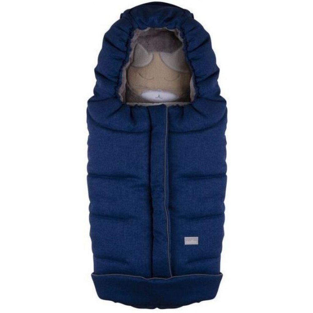 Зимовий конверт Nuvita Сuccioli Junior синій/кіт