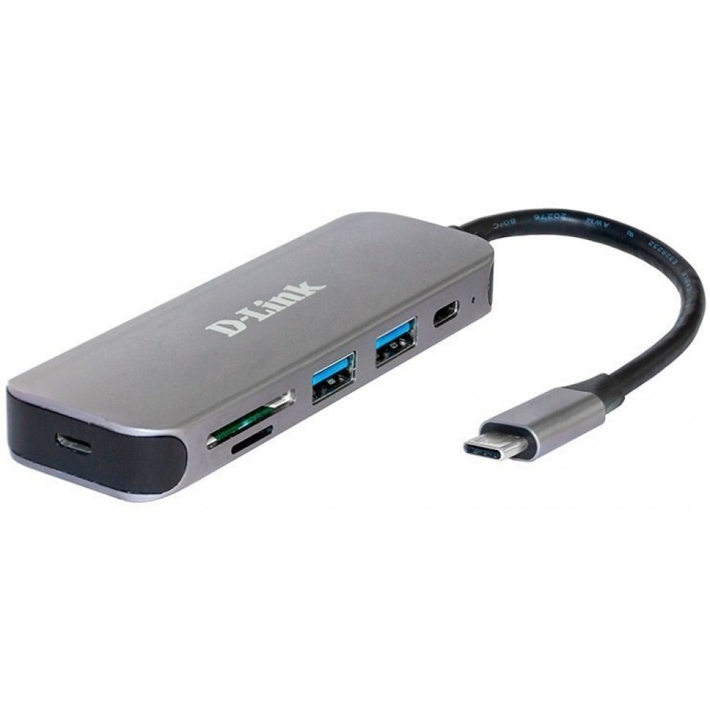 USB-Концентратор D-Link DUB-2333 3xUSB3.0, 1xUSB-C, 1xHDMI, USB-C